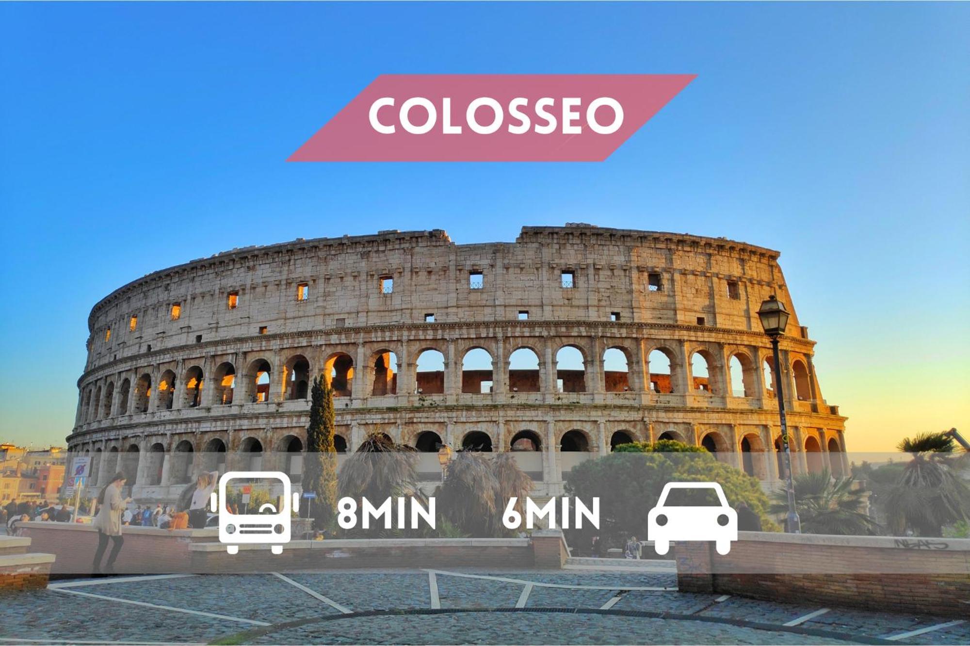 Colombo Penthouse Wi Fi Netflix Ac Hotell Roma Eksteriør bilde